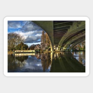 Beneath Reading Bridge Sticker